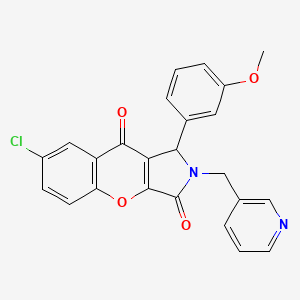 7-Chloro-1-(3-methoxyphenyl)-2-(pyridin-3-ylmethyl)-1,2-dihydrochromeno[2,3-c]pyrrole-3,9-dione