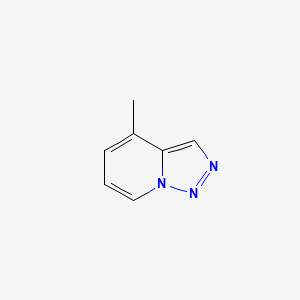 molecular formula C7H7N3 B14088413 4-Methyl-[1,2,3]triazolo[1,5-a]pyridine 