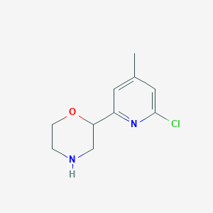 2-(6-Chloro-4-methylpyridin-2-yl)morpholine