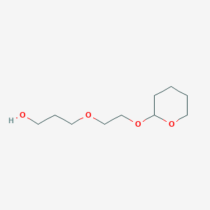 molecular formula C10H20O4 B14088443 3-[2-(Oxan-2-yloxy)ethoxy]propan-1-ol 