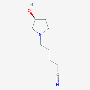 (S)-5-(3-Hydroxypyrrolidin-1-YL)pentanenitrile