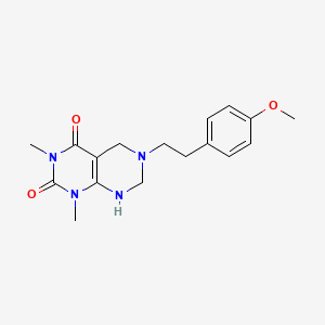 6-[2-(4-methoxyphenyl)ethyl]-1,3-dimethyl-5,6,7,8-tetrahydropyrimido[4,5-d]pyrimidine-2,4(1H,3H)-dione