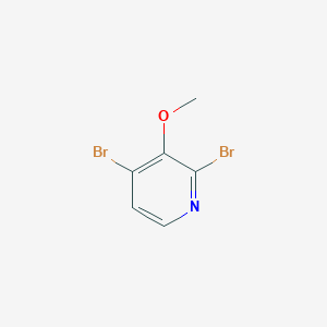 molecular formula C6H5Br2NO B1408848 2,4-Dibromo-3-methoxypyridine CAS No. 1256823-10-5