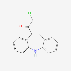 molecular formula C16H12ClNO B14088486 2-Chloro-1-(5H-dibenzo[b,f]azepin-10-yl)ethan-1-one 