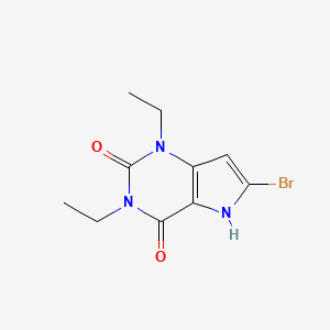 6-bromo-1,3-diethyl-5H-pyrrolo[3,2-d]pyrimidine-2,4-dione