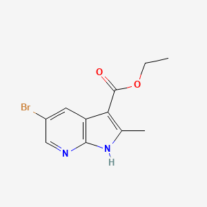 ethyl 5-bromo-2-methyl-1H-pyrrolo[2,3-b]pyridine-3-carboxylate