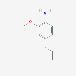 molecular formula C10H15NO B14088593 2-Methoxy-4-propylaniline CAS No. 1024240-86-5