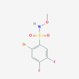2-bromo-4,5-difluoro-N-methoxybenzenesulfonamide