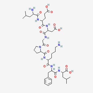 molecular formula C43H67N9O13 B14088660 eukaryotic translation elongation factor 1 alpha 1 (EEF1A1) (387-394) [Multiple species] 