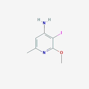 3-Iodo-2-methoxy-6-methylpyridin-4-amine