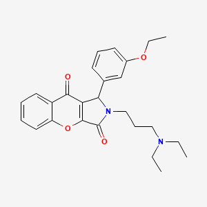 2-[3-(Diethylamino)propyl]-1-(3-ethoxyphenyl)-1,2-dihydrochromeno[2,3-c]pyrrole-3,9-dione