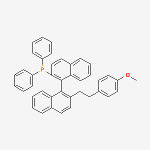 (S)-(2'-(4-Methoxyphenethyl)-[1,1'-binaphthalen]-2-yl)diphenylphosphane