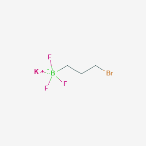 molecular formula C3H6BBrF3K B1408880 三氟硼酸钾（3-溴丙基） CAS No. 1262538-15-7