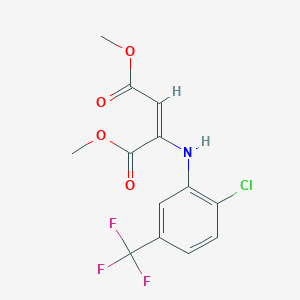 Dimethyl 2-chloro-5-trifluoromethylanilino maleate