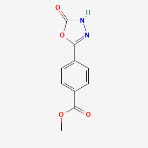 methyl 4-(5-oxo-4H-1,3,4-oxadiazol-2-yl)benzoate