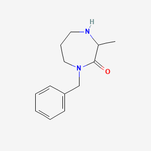 molecular formula C13H18N2O B14088838 (R)-1-Benzyl-3-methyl-1,4-diazepan-2-one 