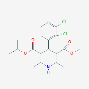 3-O-methyl 5-O-propan-2-yl 4-(2,3-dichlorophenyl)-2,6-dimethyl-1,4-dihydropyridine-3,5-dicarboxylate