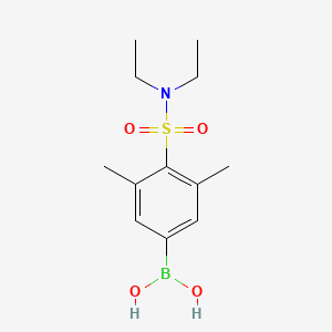 (4-(N,N-diethylsulfamoyl)-3,5-dimethylphenyl)boronic acid