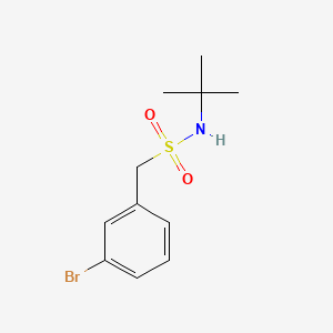 1-(3-Bromophenyl)-N-tert-butylmethanesulfonamide