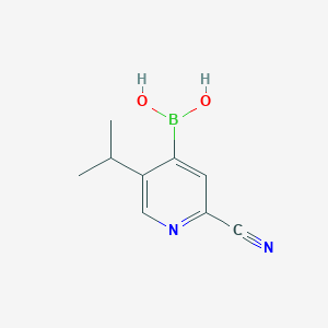 (2-Cyano-5-isopropylpyridin-4-yl)boronic acid