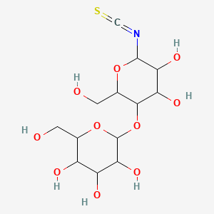 2-[4,5-Dihydroxy-2-(hydroxymethyl)-6-isothiocyanatooxan-3-yl]oxy-6-(hydroxymethyl)oxane-3,4,5-triol