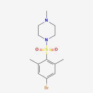 1-((4-Bromo-2,6-dimethylphenyl)sulfonyl)-4-methylpiperazine