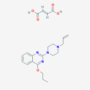 B140891 2-(4-Allyl-1-piperazinyl)-4-propoxyquinazoline fumarate CAS No. 129664-00-2