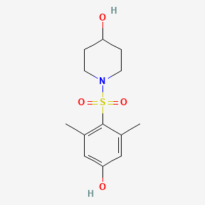 1-((4-Hydroxy-2,6-dimethylphenyl)sulfonyl)piperidin-4-ol