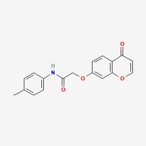 N-(4-methylphenyl)-2-[(4-oxo-4H-chromen-7-yl)oxy]acetamide