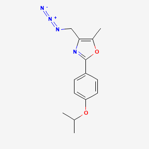 4-(Azidomethyl)-2-(4-isopropoxyphenyl)-5-methyl-1,3-oxazole