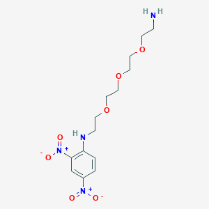 molecular formula C14H22N4O7 B14089352 N-(2-(2-(2-(2-Aminoethoxy)ethoxy)ethoxy)ethyl)-2,4-dinitroaniline 