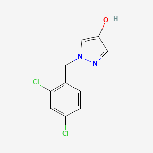 molecular formula C10H8Cl2N2O B1408939 1-(2,4-Dichlorobenzyl)-1H-pyrazol-4-ol CAS No. 1592877-52-5