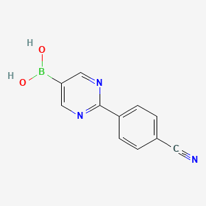 (2-(4-Cyanophenyl)pyrimidin-5-yl)boronic acid