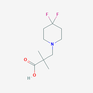 3-(4,4-Difluoropiperidin-1-yl)-2,2-dimethylpropionic acid