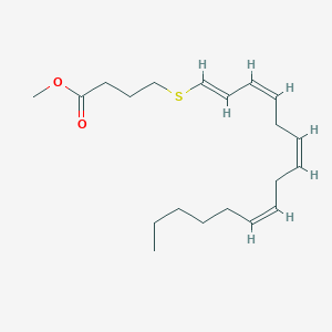 4-Pentadeca-1,3,6,9-tetraenylsulfanyl-butyric acid methyl ester