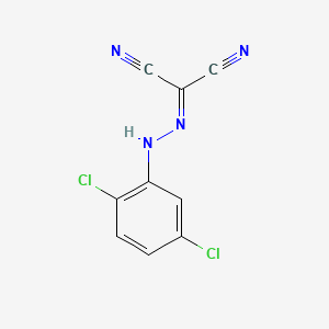 molecular formula C9H4Cl2N4 B14089511 Propanedinitrile, ((2,5-dichlorophenyl)hydrazono)- CAS No. 1208-17-9