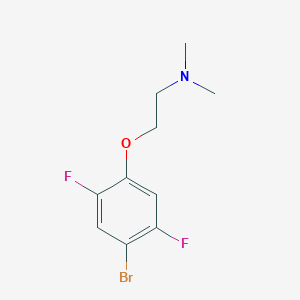 2-(4-bromo-2,5-difluorophenoxy)-N,N-dimethylethan-1-amine