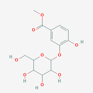 Methyl 4-hydroxy-3-[3,4,5-trihydroxy-6-(hydroxymethyl)oxan-2-yl]oxybenzoate