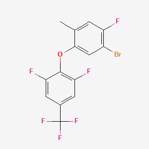 1-Bromo-5-[2,6-difluoro-4-(trifluoromethyl)phenoxy]-2-fluoro-4-methylbenzene