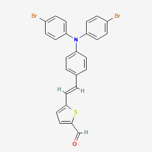 5-(4-(Bis(4-bromophenyl)amino)styryl)thiophene-2-carbaldehyde