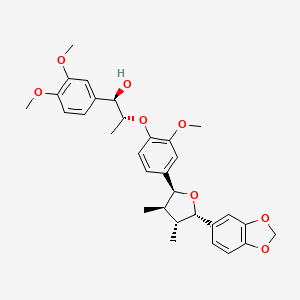 molecular formula C31H36O8 B14089842 saucerneol D 