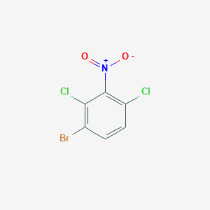 molecular formula C6H2BrCl2NO2 B1408987 1-溴-2,4-二氯-3-硝基苯 CAS No. 1805578-60-2