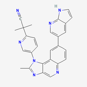 molecular formula C27H21N7 B14089882 PI3K/mTOR Inhibitor-11 