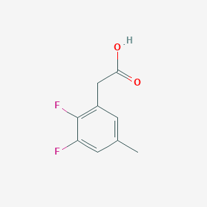 molecular formula C9H8F2O2 B1408989 2,3-Difluoro-5-methylphenylacetic acid CAS No. 1804515-24-9