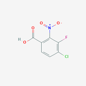 4-Chloro-3-fluoro-2-nitrobenzoic acid