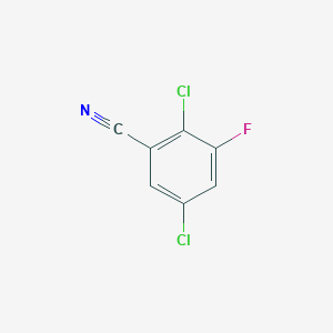 molecular formula C7H2Cl2FN B1409000 2,5-Dichloro-3-fluorobenzonitrile CAS No. 1806355-14-5