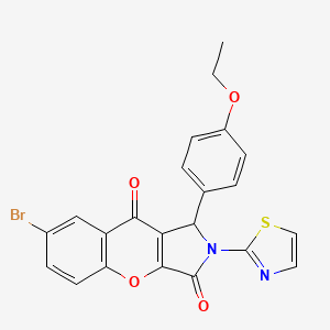 7-Bromo-1-(4-ethoxyphenyl)-2-(1,3-thiazol-2-yl)-1,2-dihydrochromeno[2,3-c]pyrrole-3,9-dione