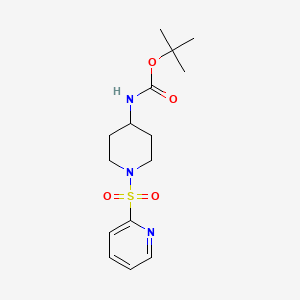 tert-butyl N-[1-(pyridine-2-sulfonyl)piperidin-4-yl]carbamate