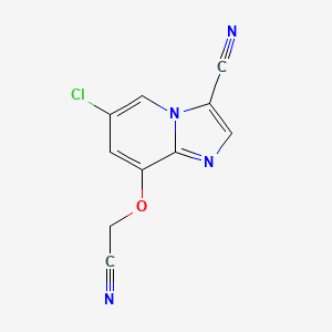 6-Chloro-8-(cyanomethoxy)imidazo[1,2-a]pyridine-3-carbonitrile