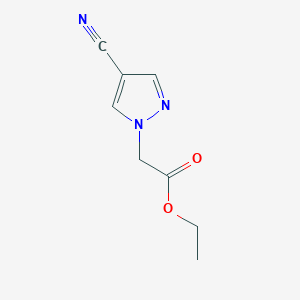 ethyl 2-(4-cyano-1H-pyrazol-1-yl)acetate